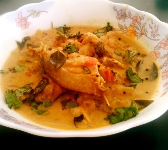 Coconut rawas curry recipe – Rawas (Indian salmon) in coconut gravy