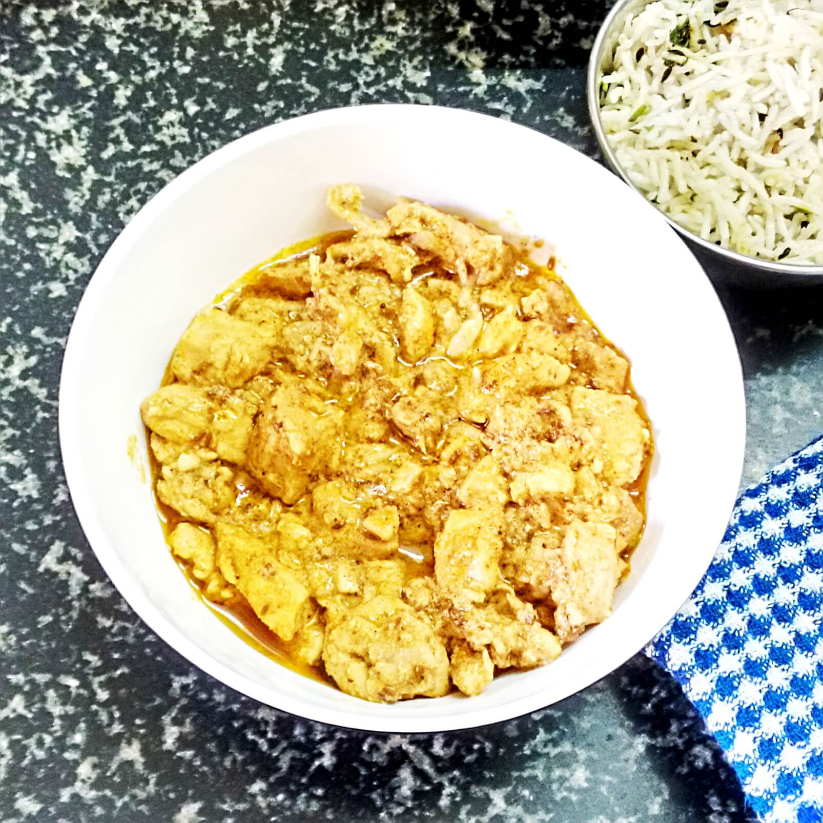 murgh lasooni - chicken garlic curry