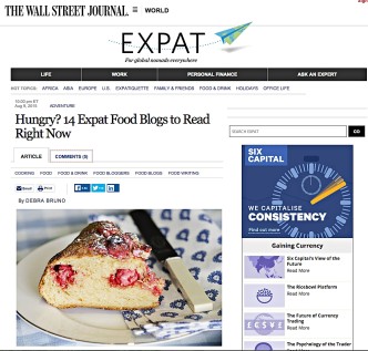 The Wall Street Journal Hungry? 14 Expat Food Blogs to Read Right Now