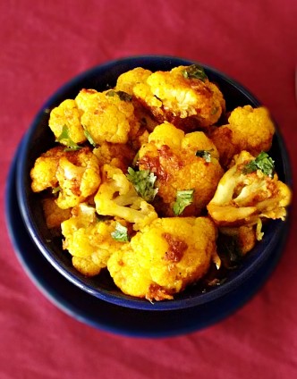 lasuni gobi recipe - cauliflower with garlic recipe